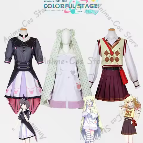 Anime Game Project Sekai Colorful Stage Tenma Saki YOISAKI KANADE SHINONOME ENA Cosplay Costume Girl