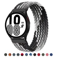 20mm 22mm Nylon braided Strap for samsung galaxy watch 4 classic 46mm 42mm gear s3 active 2 Bracelet huawei gt 2 band