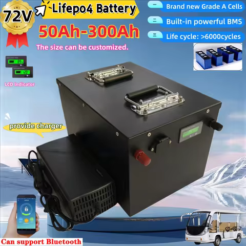 HC_72V Lithium Battery 50Ah 70Ah 90Ah 100Ah 150Ah 180Ah 200Ah 300Ah Lifepo4 for 3KW 7KW 10KW 14KW Si