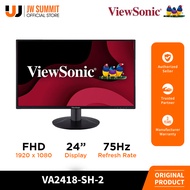 ViewSonic VA2418-SH-2 24” FHD 1920 x 1080 75Hz IPS Technology 5ms FreeSync LED Monitor