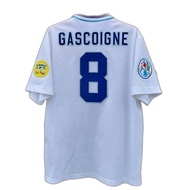 Gascoigne #8 England Home Euro 1996 Timnas Inggris Official Merchandise Resmi Original Authentic Jer