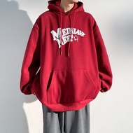 【M-8XL】New Creative Cartoon English Printed Hoodie Jacket for Men and Women Fashionable and Casual H