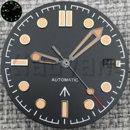 31 มม.สีดําปราศจากเชื้อ 007 สไตล์นาฬิกามือ Setreen Luminous เหมาะสําหรับ NH35 ETA2824 PT5000 Miyota8