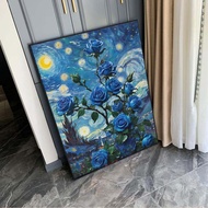 Diamond Painting Rose Floral Full Drill Handmade Cross Stitch Small 5D Diamond Embroidery for Bedroo