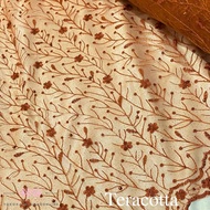 Kain Kebaya Tille Brokat Akar Mutiara SERENA 2023 Bordir Full Payet &amp; Glitter Super Premium Meteran Mewah Warna LENGKAP (Kebaya/Bridesmaid dress)