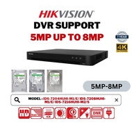 HIKVISION CCTV DVR Turbo HD 5MP-8MP Channel iDS-7204HUHI-M1/E/ iDS-7208HUHI-M1/E iDS-7216HUHI-M2/X