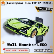 Wall Mount for Lego Technic Lamborghini Sian FKP (42115)