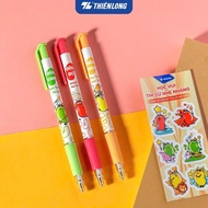 Vi 3 Gel Ballpoint Pens-B046/Luck - Blue Ink 0.5mm Gel Pen