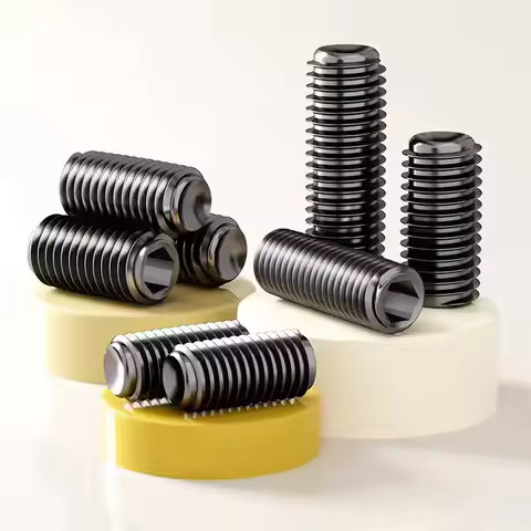 M8 M10 M12 Grade 12.9 Carbon Steel Hexagon Hex Socket Headless Cup Point Concave End Set Grub Screw 