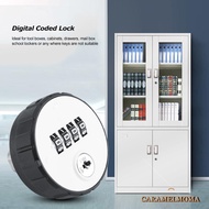 CARAMELOMA Combination Cam Lock, Key Included Zinc Alloy Cabinet Cam Lock, Durable 4-Dial Digital Pa
