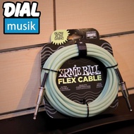 Ernie Ball Flex Cable Straight 20ft/6M - Instrument Cable / Guitar Cable 6 Meters / 6418 / 6415 / 64