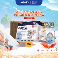 [Bundle of 6] Aiwibi Baby Air Comfort Diapers Pants
