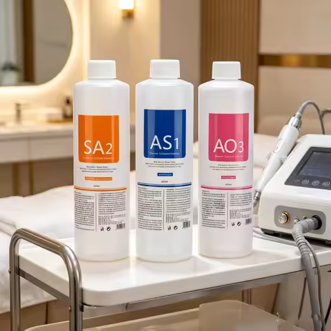 3PCS Skincare Deep Cleansing AS1 SA2 AO3 Water based Exfoliating Liquid Pore Shrinking Moisturizing 