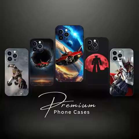 UFO Robot G-Goldorak Phone Case For iPhone 17,16,15,14,13,12,11 ,Pro Max,XS,X,XR,SE,Mini,8,7,Soft Si