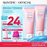 SKINTIFIC Niacinamide Brightening Cleanser Facial Cleanser pencuci muka Glowing Face Oil Control Cle