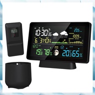 7.5 Inch Color LCD Wireless Weather Forecast Station Digital Thermometer Hygrometer Trend Barometer