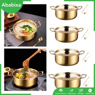 [Ababixa] Korean Ramen Cooking Pot Instant Noodle Soup Pot for Camping Backyard Pasta