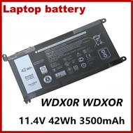 Laptop Battery WDX0R WDXOR 3CRH3 T2JX4 11.4V 42Wh for Dell Inspiron 13 7368 14-7460 15 7560 17 5765 