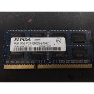 ELPIDA 4GB 204P PC3-10600 CL9 16C 256X8 DDR3-1333 2RX8 EBJ41UF8BCS0-DJ-F