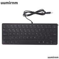 UUMIR Wired Gaming Keyboard, 64 Keys  Backlights Mini Keyboard, Portable Design 3 Backlights Plug an