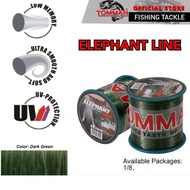 Tali Mancing 1/8 Line (10LB-60LB) Tomman Elephant Line Tali Pancing Fishing Line (Monofilament Line)