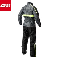 ▨►Baju hujan GIVI CRS01 Julat Pakaian Hujan Keselesaan (Kuning Kelabu)