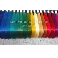 Real Hair 1 Highlight Size 25 Length To Waist (46-48CM.) Extensions For Sale Bouquet Type Available 