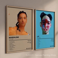 F7WD Pop Rap Music Album Cover FKA twigs Poster Aesthetic Rapper Hip Hop Rock Canvas Home Room Wall 