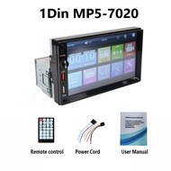 7 นิ้ว 2 Din 7020เครื่องเสียงรถยนต์ HD วิทยุติดรถยนต์ Bluetooth FM MP5 เครื่องเล่นมัลติมีเดียหน้าจอส