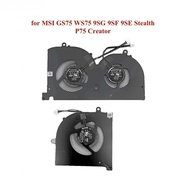 BS5005HS-U4Q Laptop CPU GPU Cooling Fans For MSI GS75 9SG 9SF 9SE Stealth P75 Creator MS-17G1 17G2 1