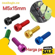 M5 X 15Mm Bolts Bicycle Cage Bottle Bolts M5 Alloy Bolts