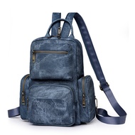 bag hiking waterproof bag hiking beg hiking Beg wanita rentas sempadan, beg galas kecil retro PU, be