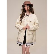 พร้อมส่ง「สินค้าลิขสิทธิ์แท้」IRIS BOUTIQUE 25 Winter 4 | IJ73572 Fontaine jacket เสื้อแจ็คเก็ต กันหนา