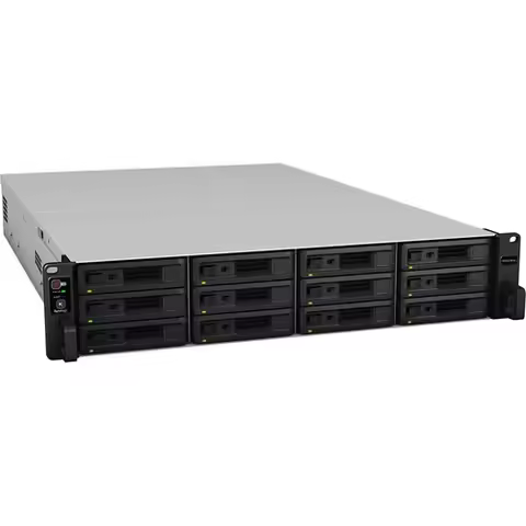 Synology 12 Bay NAS RackStation RS3621RPxs Enclosure Cloud Serve 2.2 GHz Intel Xeon D-1531 Six-Core 
