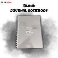 BLANK JOURNAL NOTEBOOK - A5 - 200 PAGES