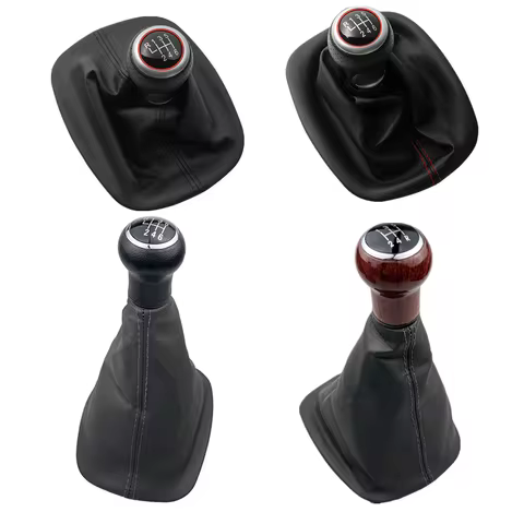 5 / 6 Speed 12mm Car Gear Shift Knob Gaiter Boot Collar For VW Passat B5 B5.5 1998-2004 B5 FL (00-05