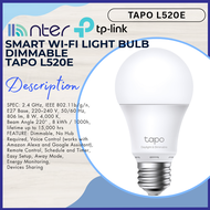 TP-LINK Tplink TAPO L520E Smart Wifi Remote Apps Schedule Control White LED Light Bulb Dimmable 15K