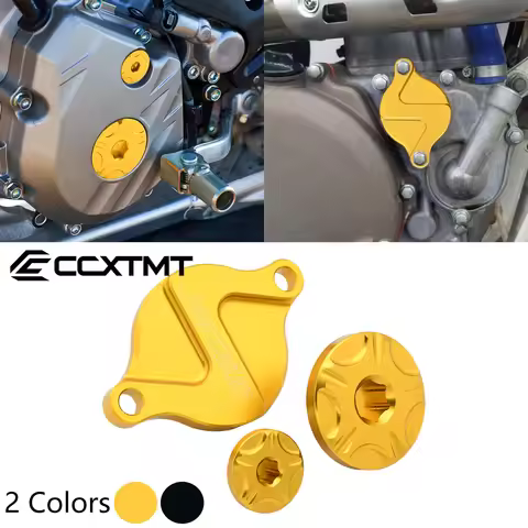 CNC Aluminum Oil Filter Cover Engine Timing Bolts Set For Suzuki RMZ250 2007-2019 RMZ450 2005-2019 R