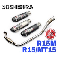 YOSHIMURA Exhaust Full System Yamaha R15 V3 YZF R15M MT15 R15M Power Boom Dyno Sensor Adaptor Access