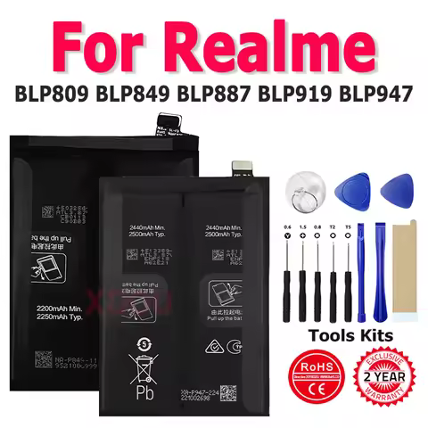 XDOU Brand-New BLP809 BLP849 BLP857 BLP887 BLP919 Battery For Oppo Realme GT Neo 2 3 Neo2 Neo3 GT2 P