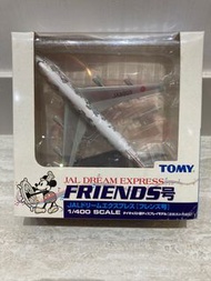 聖誕禮物🎁 Tomy JAL Dream Express Friends 號 飛機 Plane 1:400 Tomica Disney