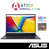 【Express Delivery】ASUS Vivobook 16X | M3604YA-MB130W/MB129W | 16" FHD+ | Ryzen 5 7530U/Ryzen 7 7730U | 16GB/512GB SSD