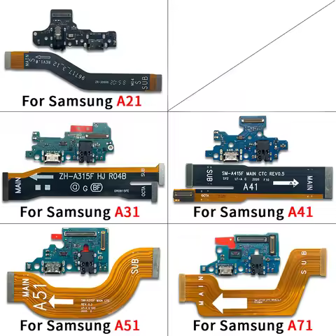 USB Port Charger Dock Plug Main Board Motherboard Connector Charging Flex Microphone Board For Samsu