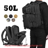 50L Military Tactical Assault Backpack Army Waterproof Bug Travel Bag Large Rucksack 3D Outdoor Hiki