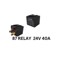 87A LED Relay 5 PIN Relay & 87 RELAY 24V 80A 40A *READY STOCK* Auto Automotive