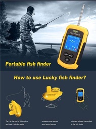 FISH FINDER WIRELESS LUCKY PELACAK IKAN TANPA KABEL LOCATOR FFCW1108-1