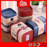 The Gift Coin bank metal piggy bank tabung duit tabung syling tabung besi pencil holder