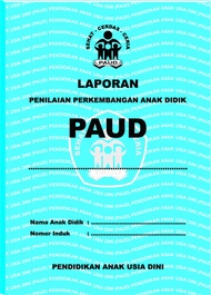 buku murah (raport) paud/tk