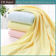 Raya 2021 UR KL Seller Read Stock Quick-Drying Towe 70x140cm Absorbent Bear Cartoon Microfiber Beach Bath Towel