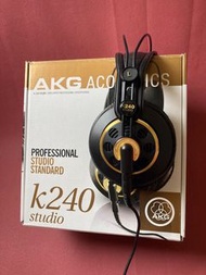AKG K240 studio 有線耳罩監聽耳機 經典銘機